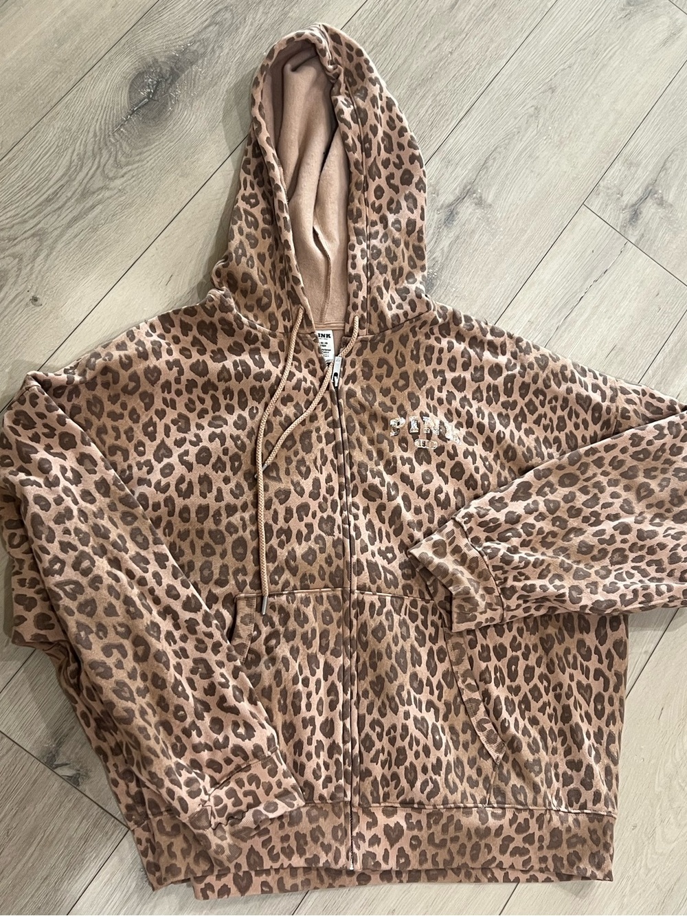 Victoria’s Secret PINK full zip leopard jacket